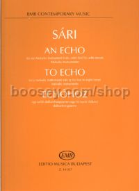To Echo for melodic instrument or instruments (score)