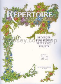 Répertoire for Music Schools 2b for recorder & piano