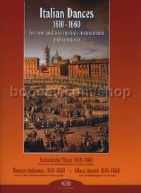 Italian Dances 1610-1660 - 1-2 melody instruments with piano (score & parts)