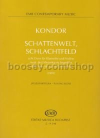 Schattenwelt, Schlachtfeld for clarinet & violin (playing score)