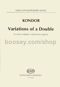 Variations of a Double for clarinet & piano (score & parts)