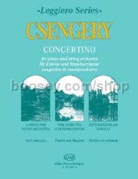 Concertino - piano & string orchestra (score & parts)