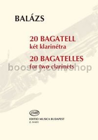 20 Bagatelles - 2 clarinets (score)