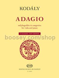 Adagio for viola and piano