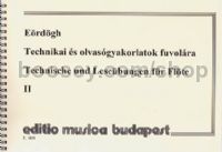 Technische und Leseübungen für Flöte, II - flute solo