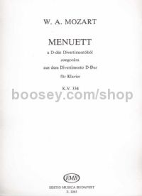 Menuett KV.334 - piano solo