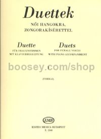 Duettek I for 2 female voices & piano