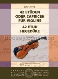 42 Etudes or Caprices - violin solo