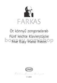 Five Easy Piano Pieces - piano solo