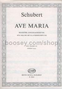 Ave Maria, op. 52, no. 6 - violin & piano