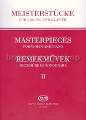 Masterpieces II - violin & piano