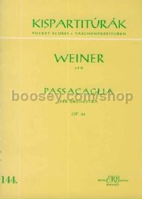Passacaglia, op. 44 - orchestra (study score)