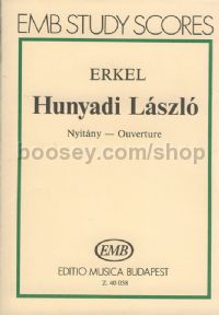 Hunyadi László - Overture - orchestra (study score)