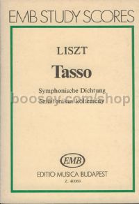 Tasso - orchestra (study score)