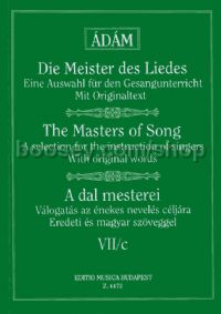Die Meister des Liedes (A dal mesterei) VII/c - high voice & piano