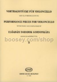 Performance Pieces for Violoncello II for cello & piano