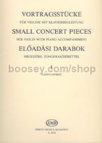 Small Concert Pieces I for violin & piano
