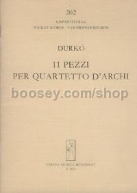 11 Pezzi - string quartet (study score)
