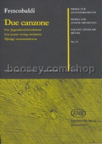 Due Canzone - string orchestra (score & parts)