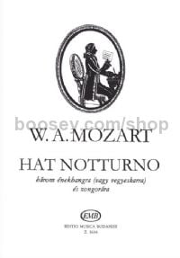 Hat Notturno - mixed choir (3-part) & piano