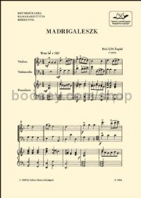 Madrugalesque - upper voices (SMA) & piano trio