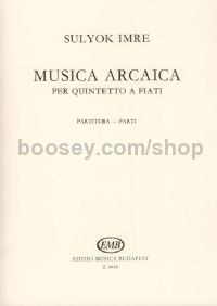 Musica Arcaica - wind quintet (score & parts)