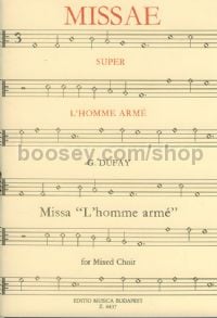 Missa L'homme armé - SATB (vocal score)