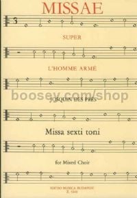 Missa L'homme armé - SSAATB (vocal score)