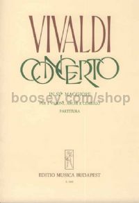 Concerto in Bb major, RV524 - 2 violins, strings & harpsichord (score)
