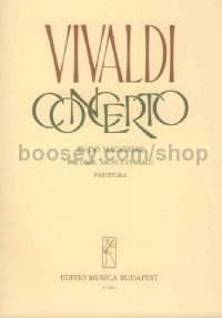 Concerto in C major, RV451 - oboe, strings & harpsichord (score)