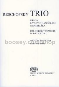Trio for 3 trumpets (score & parts)