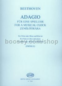 Adagio für eine Spieluhr WoO 33/1 - flute (or oboe) & piano