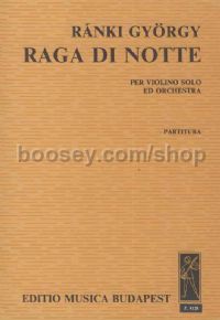 Raga di notte - violin & orchestra (score)