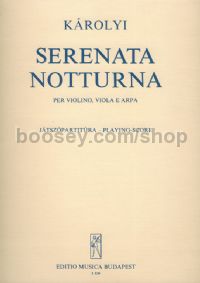 Serenata notturna - violin, viola & harp (playing score)