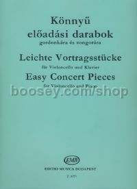 Easy Concert Pieces for cello & piano