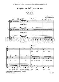 Három tréfás dalocska - children's choir (3-part)