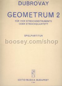 Geometrum 2 - string quartet (playing score)