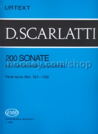 200 Sonatas, Vol. 3: Nos. 101-150 for piano solo