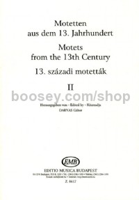 Motets from the 13th Century, Vol. 2 - 3-part choir