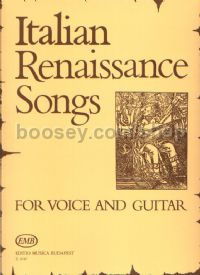 Italian Renaissance Songs - voice & guitar