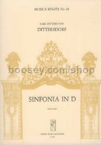Sinfonia in D - chamber orchestra (score)