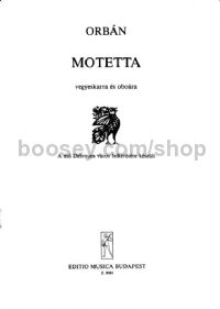 Motetta - SATB & oboe