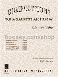Clarinet Concerto No.1 In F Minor Op.73 (Clarinet and Piano)