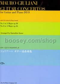 Guitar Concertos 1 & 2 op. 30, 36 - guitar & piano reduction (+ CD)