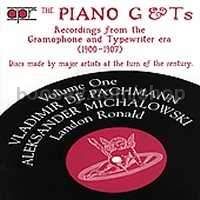Piano G & Ts vol.1 - Recordings from the Gramophone & Typewriter era (APR Audio CD)