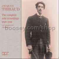 Jacques Thibaud -The Complete Solo Recordings 1929-36 (APR Audio CD)