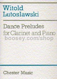 Dance Preludes 1954 for Clarinet & Piano