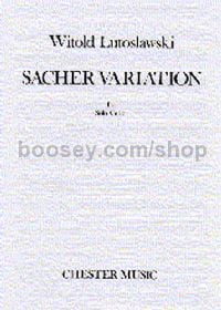 Sacher Variation (Schiff) Cello Solo