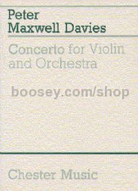 Concerto for Violin and Orchestra (Miniature Score)