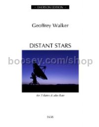 Distant Stars for 5 flutes, alto flute (score & parts)